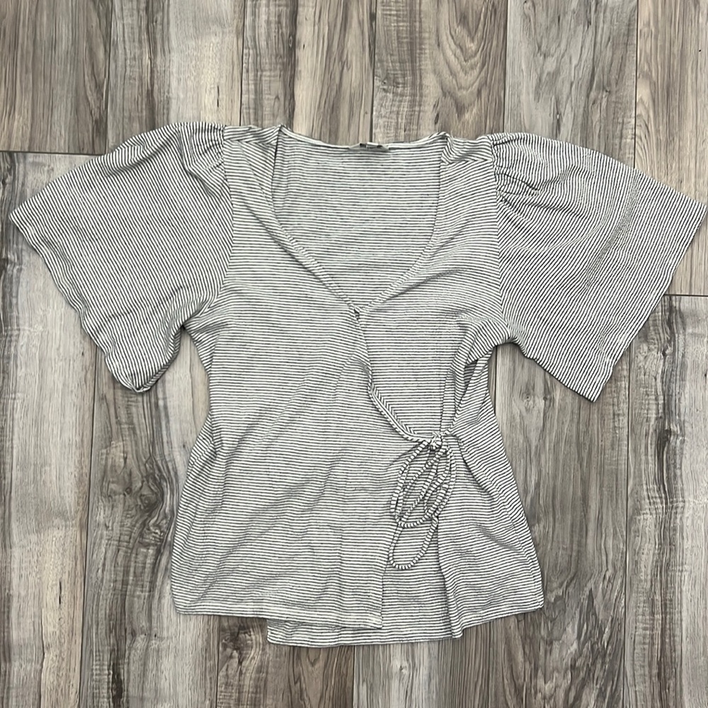 Lucky Brand wrap blouse